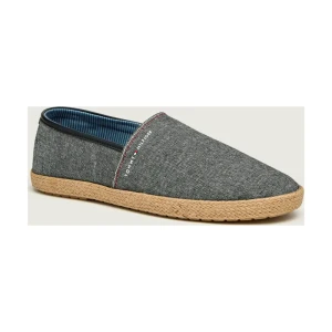 Tommy Hilfiger Lniane espadryle CHAMBRAY