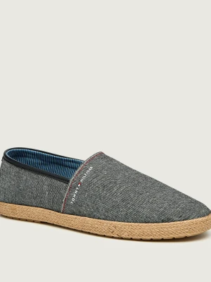 Tommy Hilfiger Lniane espadryle CHAMBRAY