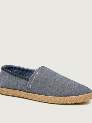 Tommy Hilfiger Lniane espadryle CHAMBRAY