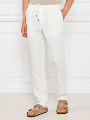 Tommy Hilfiger Lniane spodnie chino HARLEM | Relaxed fit
