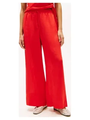 Tommy Hilfiger Lniane spodnie | Relaxed fit