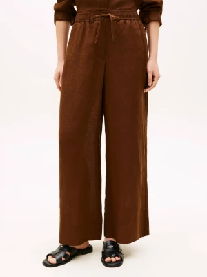 Tommy Hilfiger Lniane spodnie | Relaxed fit