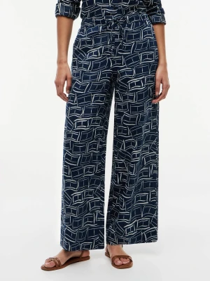 Tommy Hilfiger Lniane spodnie | Relaxed fit