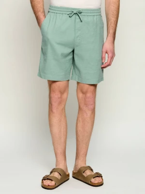 Tommy Hilfiger Lniane szorty chino DOVER | Regular Fit