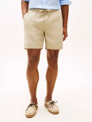 Tommy Hilfiger Lniane szorty chino DOVER | Regular Fit