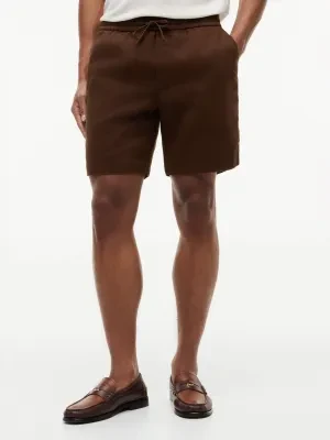 Tommy Hilfiger Lniane szorty DOVER | Regular Fit