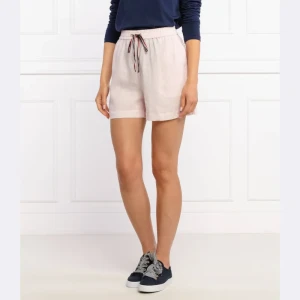 Tommy Hilfiger Lniane szorty | Regular Fit