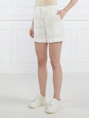 Tommy Hilfiger Lniane szorty | Regular Fit