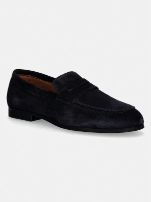 Tommy Hilfiger loafersy damskie zamszowe FLEXIBLE SLIM SUEDE LOAFER