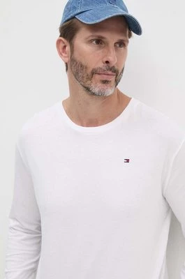 Tommy Hilfiger longsleeve bawełniany 3-pack kolor biały gładki UM0UM03378