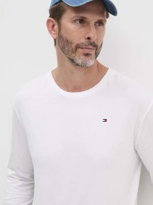 Tommy Hilfiger longsleeve bawełniany 3-pack kolor biały gładki UM0UM03378