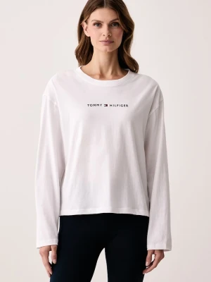 Tommy Hilfiger longsleeve damski bawełniany biały