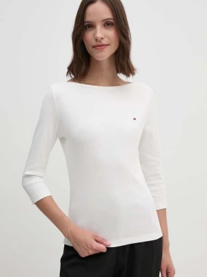 Tommy Hilfiger longsleeve damskie bawełniane biały