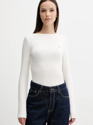 Tommy Hilfiger longsleeve kolor beżowy WW0WW47309