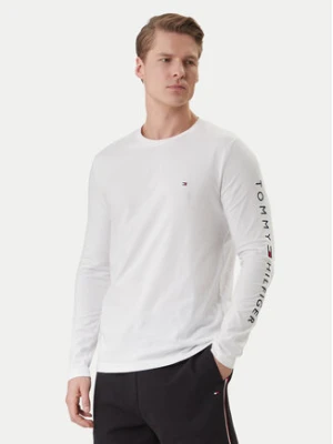 Tommy Hilfiger Longsleeve Logo MW0MW09096 Biały Regular Fit