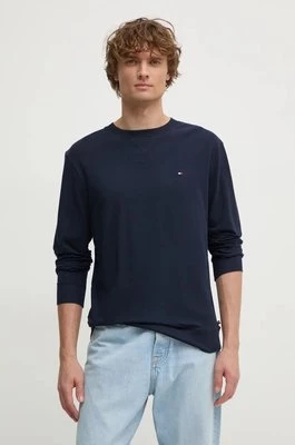 Tommy Hilfiger longsleeve męski kolor granatowy gładki UM0UM03366