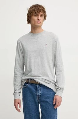 Tommy Hilfiger longsleeve męski kolor szary gładki UM0UM03366