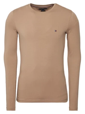 Tommy Hilfiger Longsleeve MW0MW10804 Beżowy Slim Fit