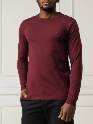 Tommy Hilfiger Longsleeve TH x F.C. Liverpool | Slim Fit | stretch bordowy
