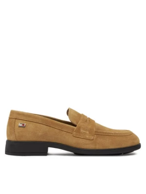 Tommy Hilfiger Lordsy Flag Suede Classic Loafer FW0FW08221 Khaki