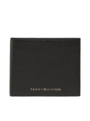 Tommy Hilfiger Mały Portfel Męski Th Premium Mini Cc Wallet AM0AM10606 Czarny