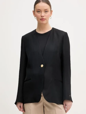 Tommy Hilfiger marynarka jednorzędowa damska z wiskozą