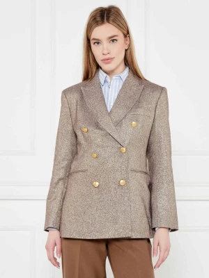 Tommy Hilfiger Marynarka LUREX | Loose fit | z dodatkiem wełny