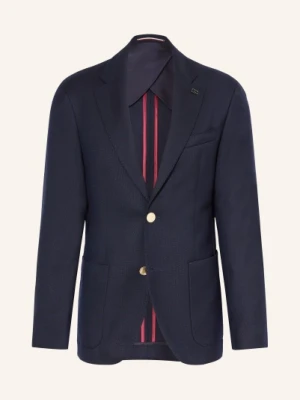 Tommy Hilfiger Marynarka Piqué O Kroju Extra Slim Fit blau