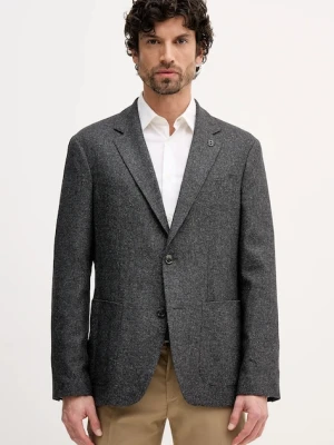 Tommy Hilfiger marynarka z dodatkiem wełny męska kolor szary MW0MW40762
