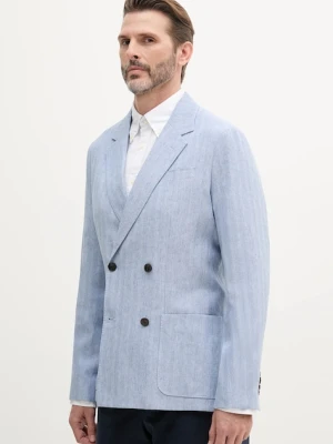 Tommy Hilfiger marynarka z domieszką lnu