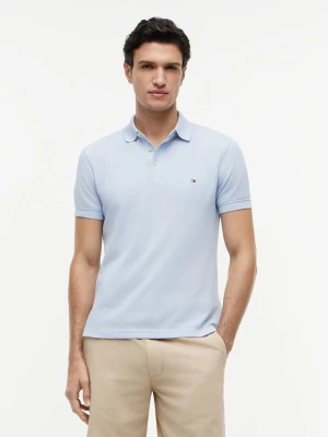 Tommy Hilfiger Męska koszulka polo Mężczyźni Bawełna niebieski,