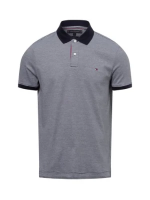 Tommy Hilfiger Męska koszulka polo Mężczyźni Bawełna niebieski|biały w paski,
