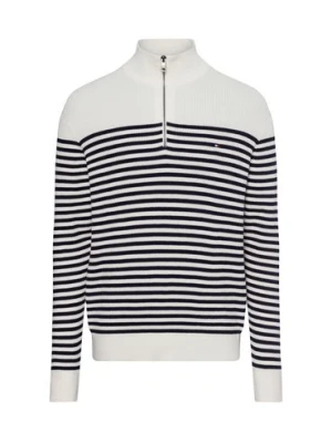 Tommy Hilfiger Męski sweter Mężczyźni Bawełna niebieski w paski,