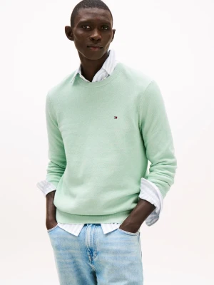 Zdjęcie produktu Tommy Hilfiger sweter Mężczyźni Bawełna zielony