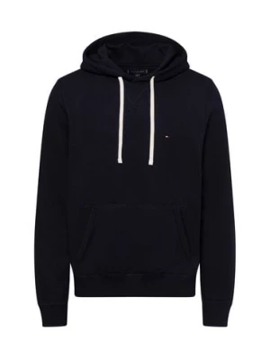 Tommy Hilfiger Męski sweter z kapturem Mężczyźni niebieski jednolity,