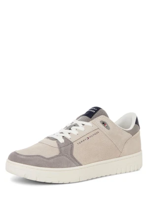 Tommy Hilfiger Męskie buty sportowe z zawartością skóry Mężczyźni skóra szary wzorzysty,