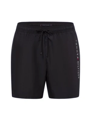 Tommy Hilfiger Męskie kąpielówki Mężczyźni czarny jednolity,