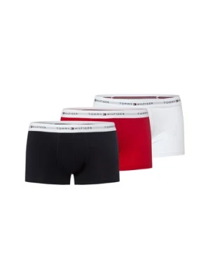 Tommy Hilfiger kąpielówki w 3-paku Mężczyźni Bawełna niebieski | czerwony | biały
