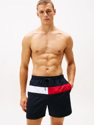 Tommy Hilfiger spodenki kąpielowe Mężczyźni niebieski | czerwony | biały