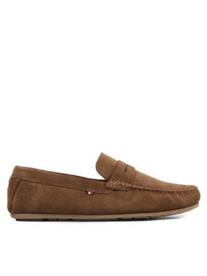 Tommy Hilfiger Mokasyny Casual Hilfiger Suede Driver FM0FM04271 Brązowy