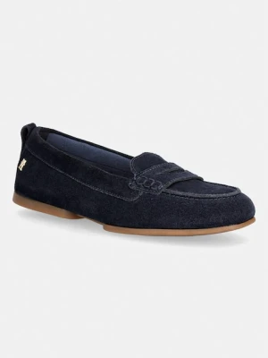 Tommy Hilfiger mokasyny damskie zamszowe TH FLEX SUEDE LOAFER BALLERINA
