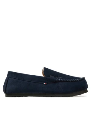 Tommy Hilfiger Mokasyny Driver House Shoe FM0FM05224 Granatowy