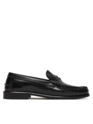 Tommy Hilfiger Mokasyny Hilfiger Penny Patent Lth Loafer FM0FM05687 Granatowy