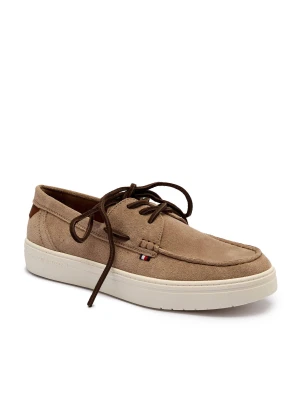Tommy Hilfiger Mokasyny Light Hybrid Suede Boat S | zamsz