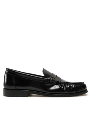 Tommy Hilfiger Mokasyny Loafer Abrasivato Leather FW0FW08617 Czarny