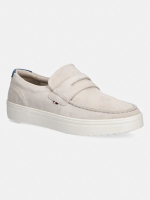Tommy Hilfiger mokasyny męskie zamszowe MODERN LIGHT HYBRID SUEDE LOAFER