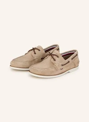 Tommy Hilfiger Mokasyny Żeglarskie beige