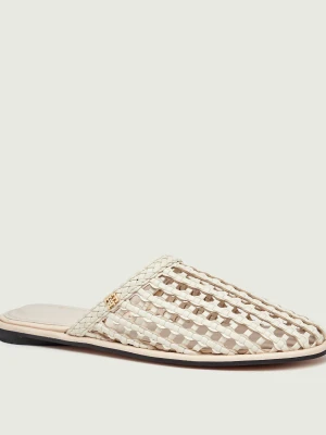 Tommy Hilfiger Mule | z dodatkiem skóry kremowy