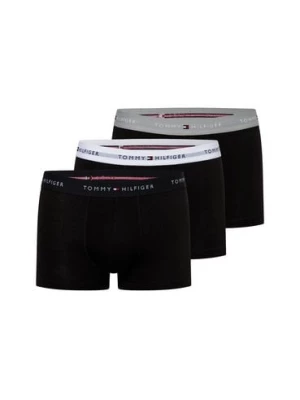 Tommy Hilfiger Obcisłe bokserki pakowane po 3 szt. Mężczyźni Bawełna czarny