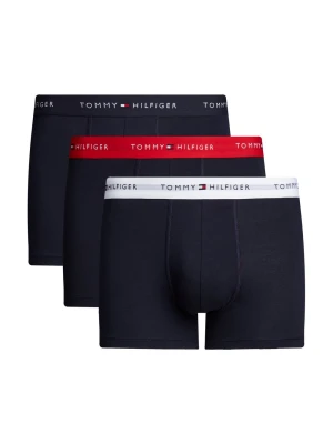 Tommy Hilfiger Obcisłe bokserki pakowane po 3 szt. Mężczyźni Bawełna niebieski